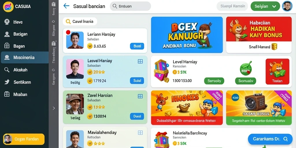 Screenshot menunjukkan berbagai hadiah menarik yang dapat diperoleh.