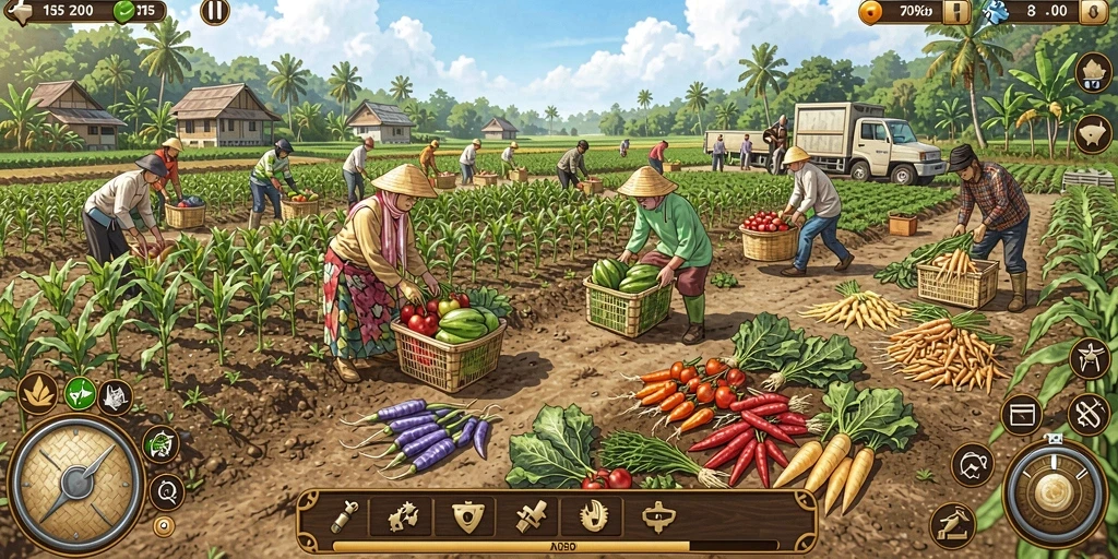 Ilustrasi karakter unik dalam DEWI5000.