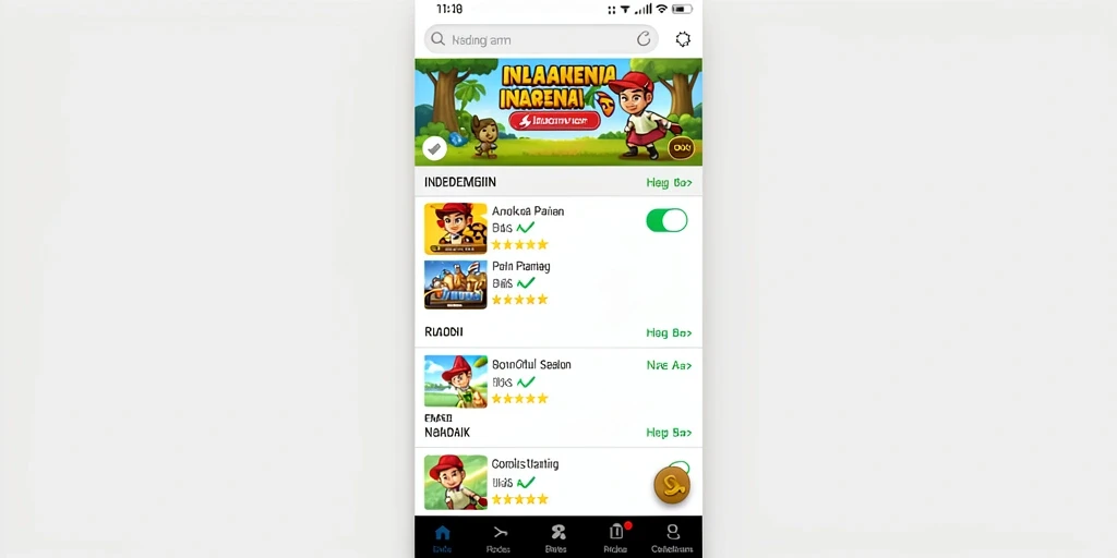Karakter unik dengan kemampuan berbeda-beda.