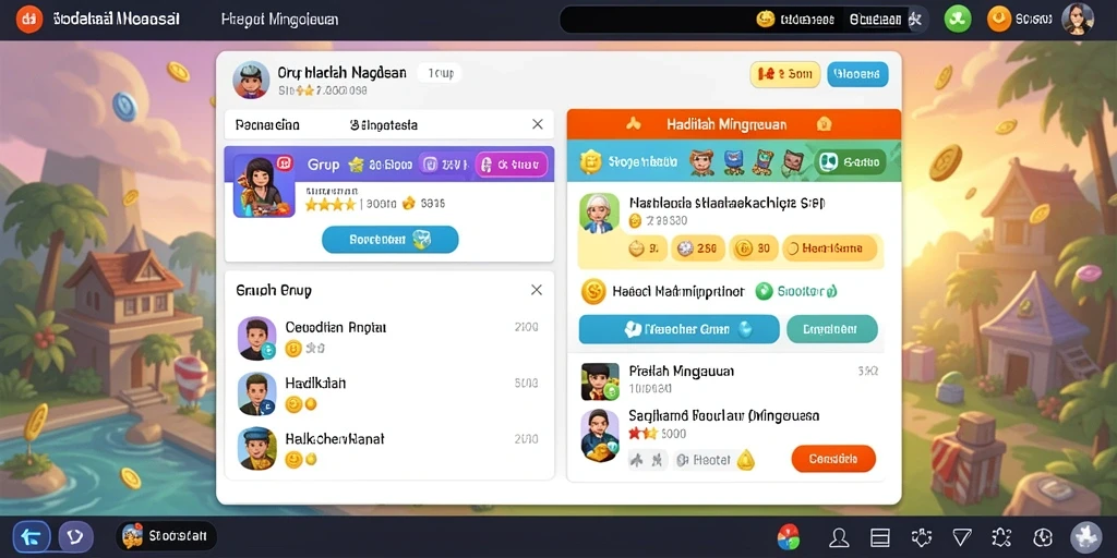 Visual yang menarik dan detail dalam setiap karakter game.